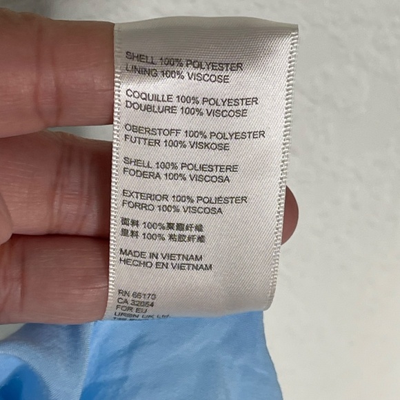 Free People Laura Printed Midi Floral Dress Size XS Blue Lined Strappy Open Back - Picture 16 of 16